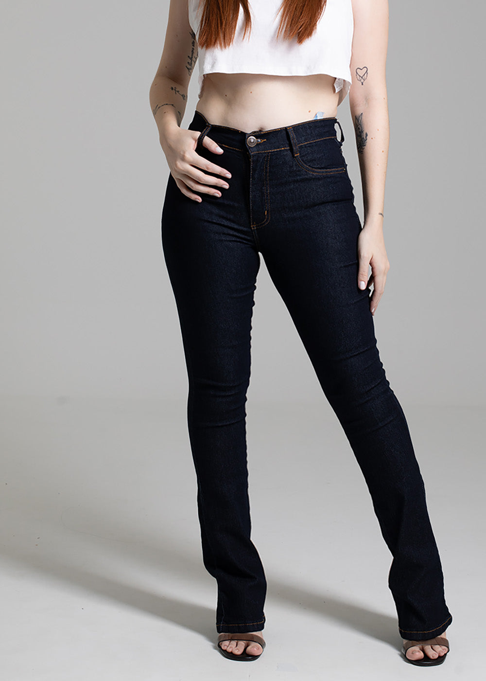 Calça Jeans Sawary Boot Cut - 258370 AZUL