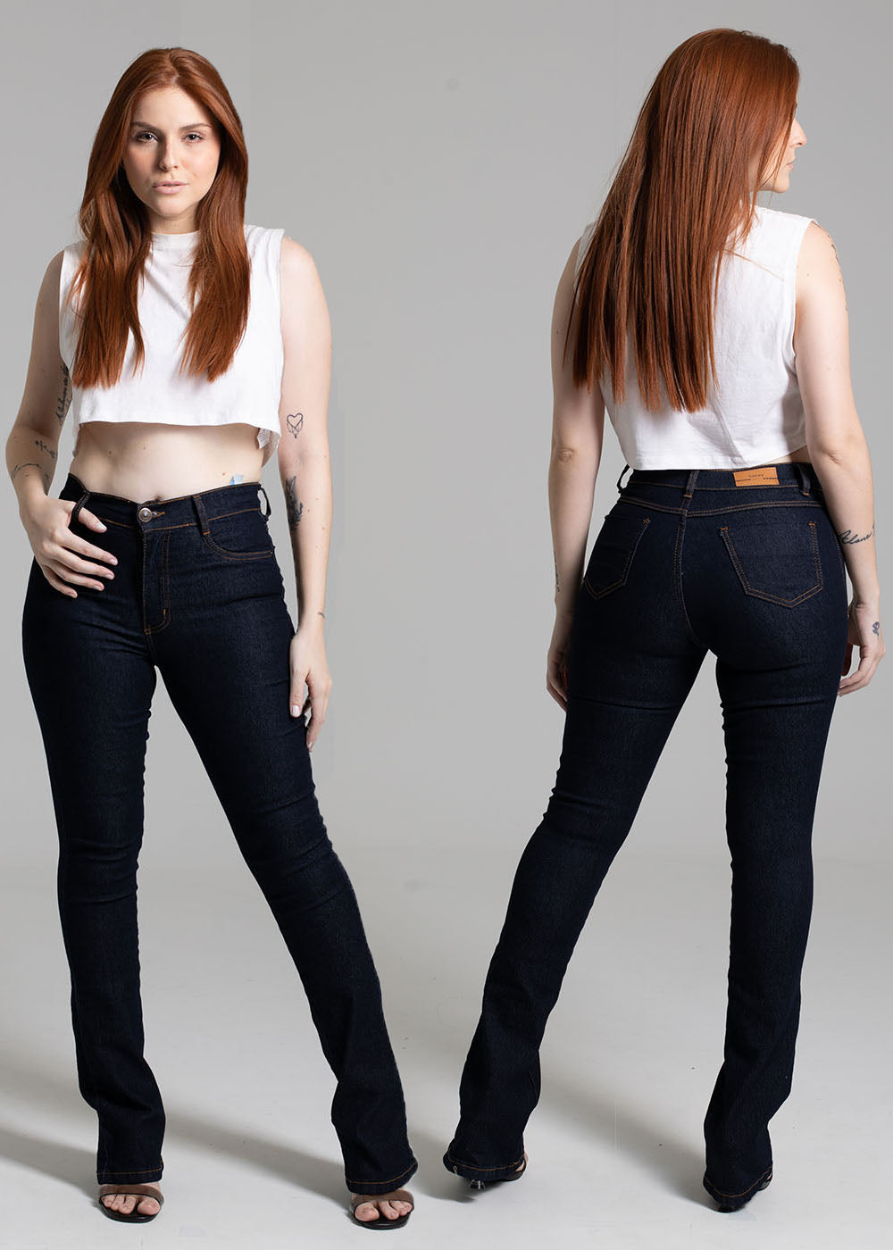 Calça Jeans Sawary Boot Cut - 258370 AZUL