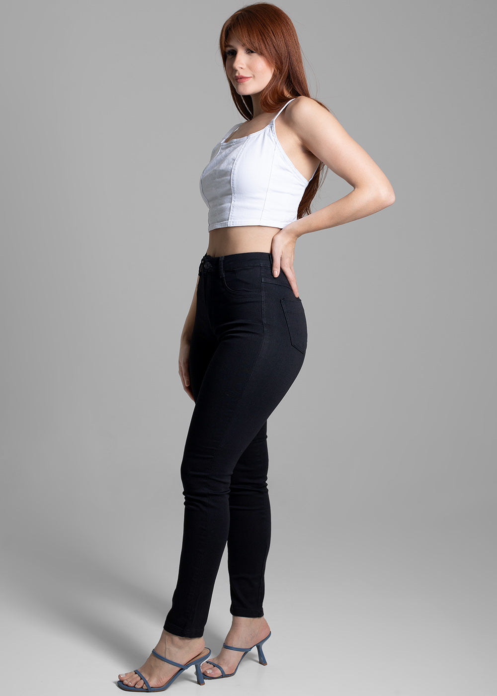 Calça Sarja Sawary Super Lipo - 264079 PRETO