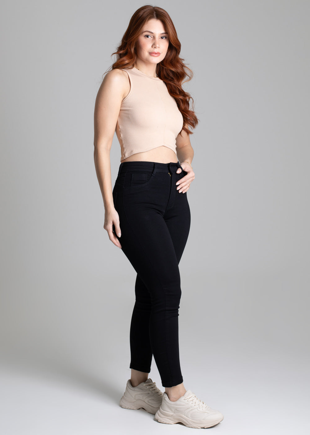 Calça Sarja Sawary Push Up - 265750 PRETO