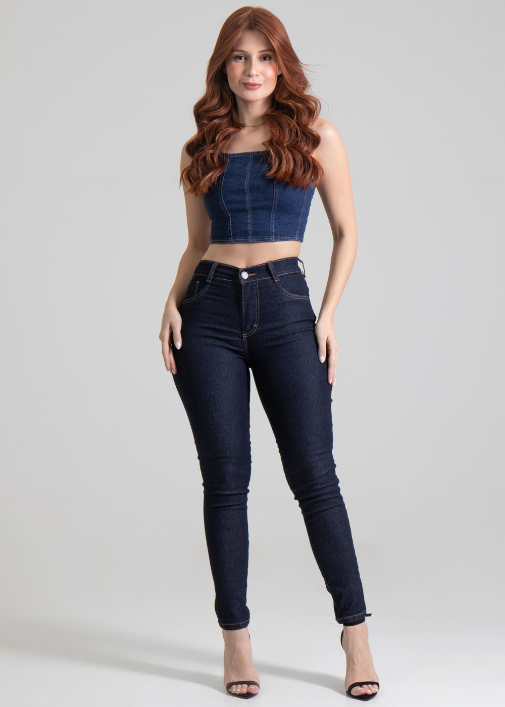 Calça Jeans Sawary Cigarrete - 266150 AZUL