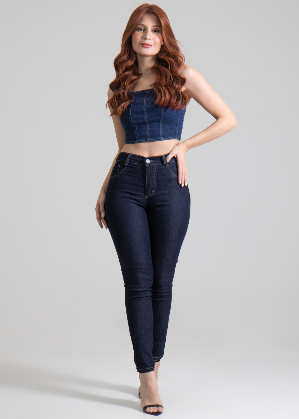 Calça Jeans Sawary Cigarrete - 266150 AZUL