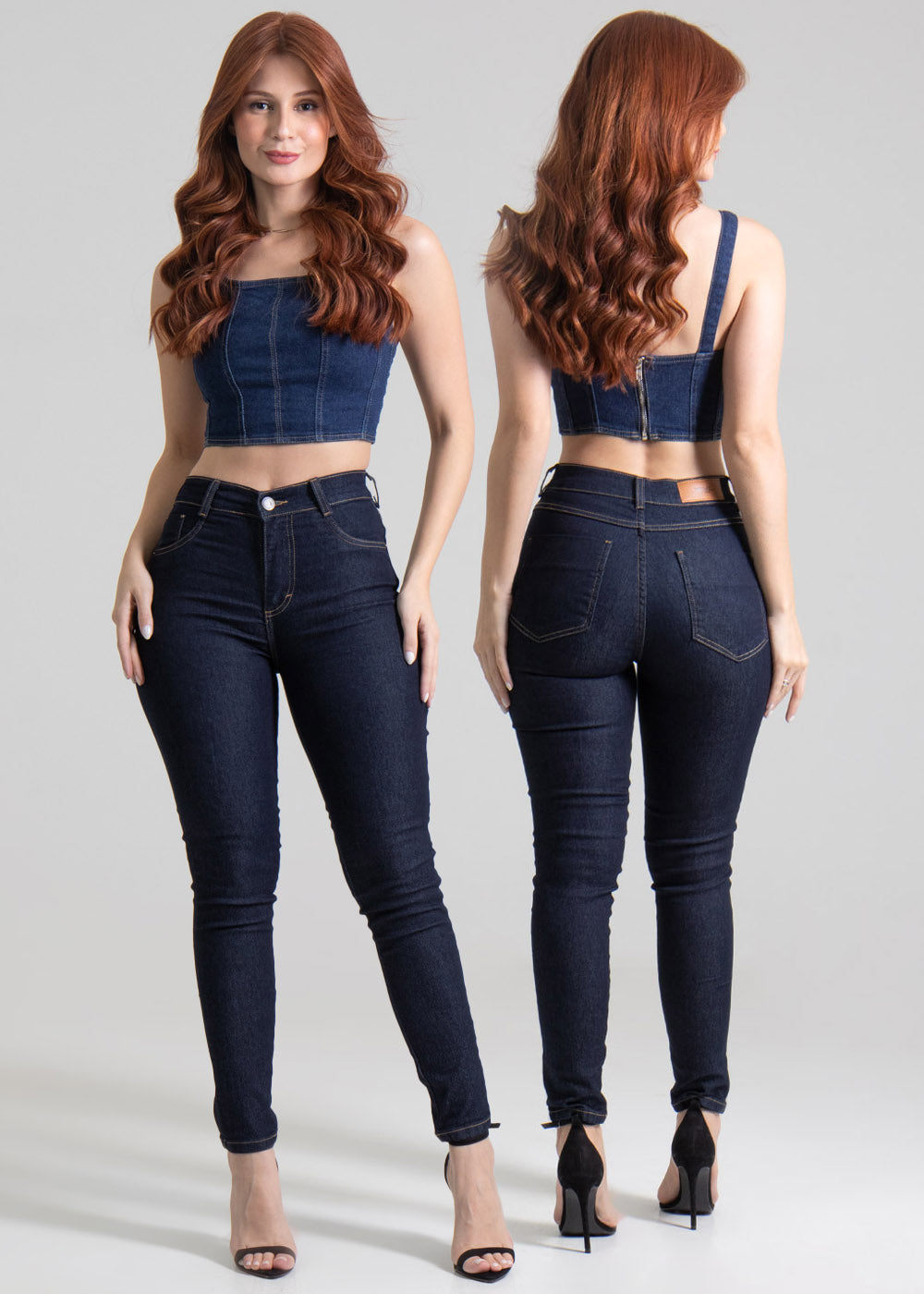 Calça Jeans Sawary Cigarrete - 266150 AZUL