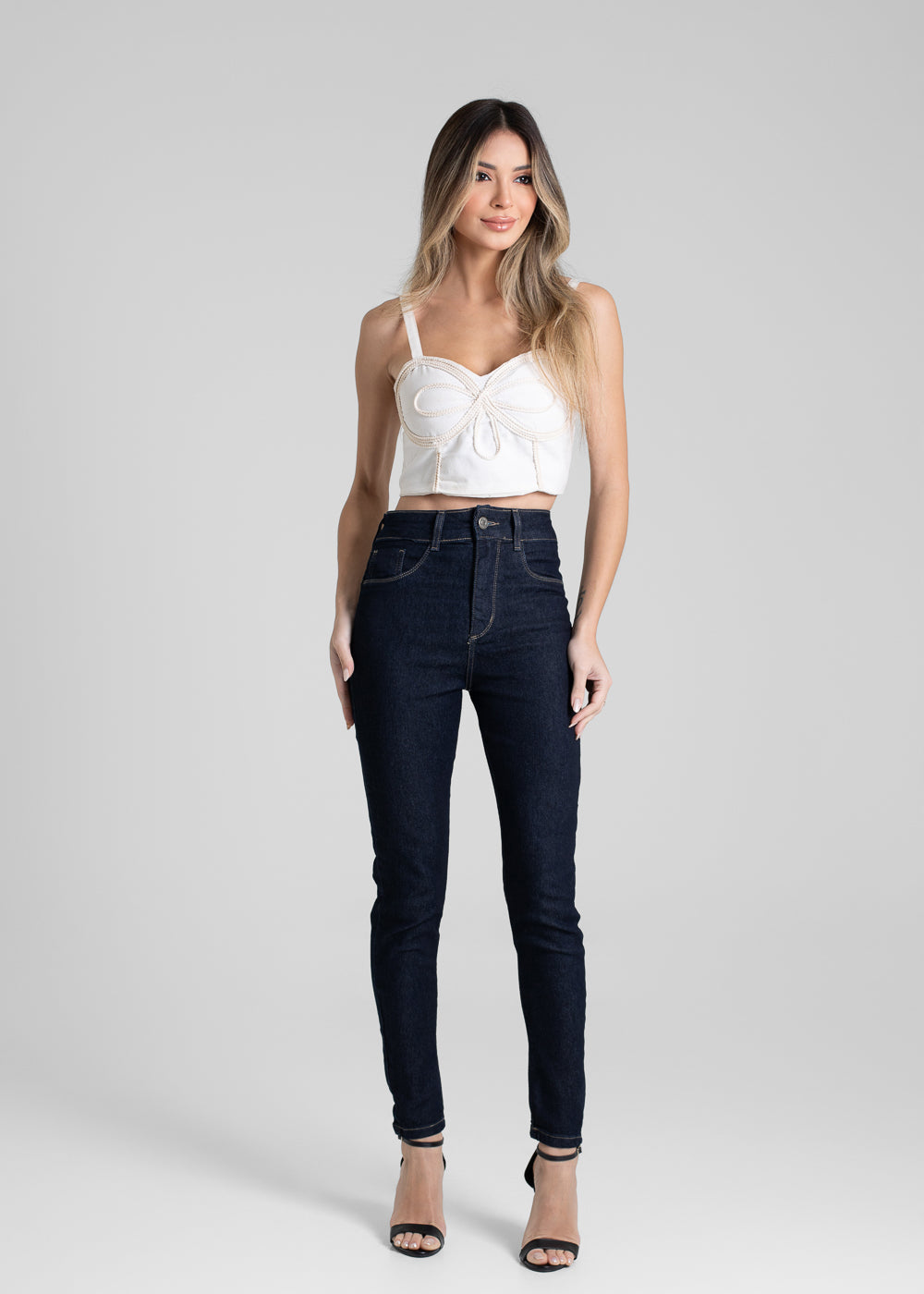 Calça Jeans Sawary Push Up - 267484 AZUL