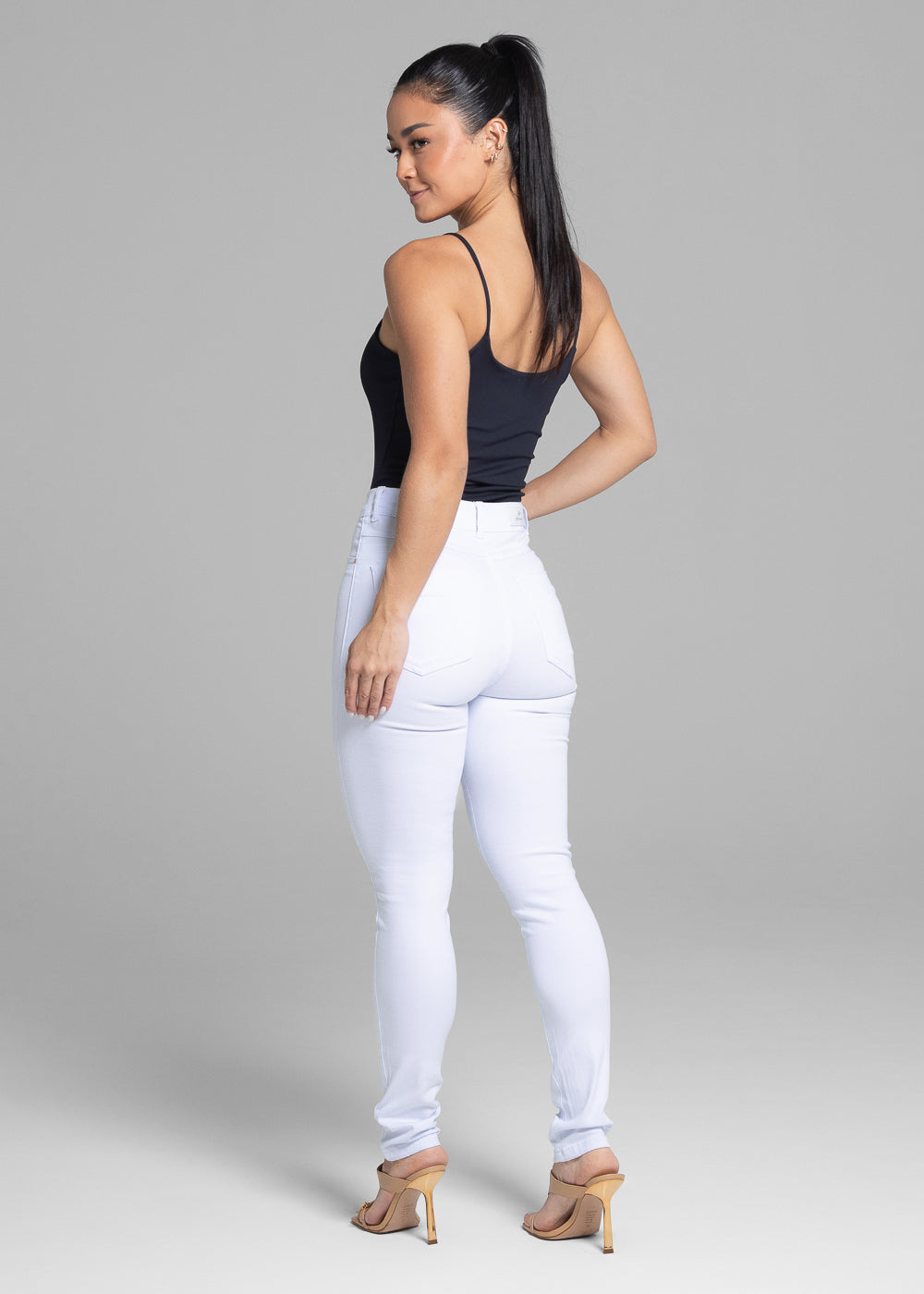Calça Sarja Sawary Hot Pants - 270834 BRANCO