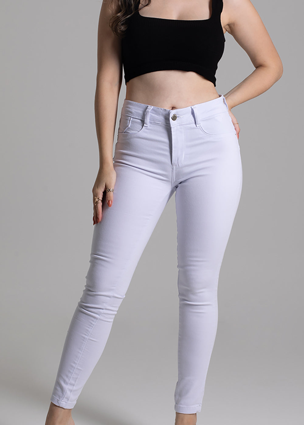 Calça Sarja Sawary Levanta Bumbum - 272560 BRANCO