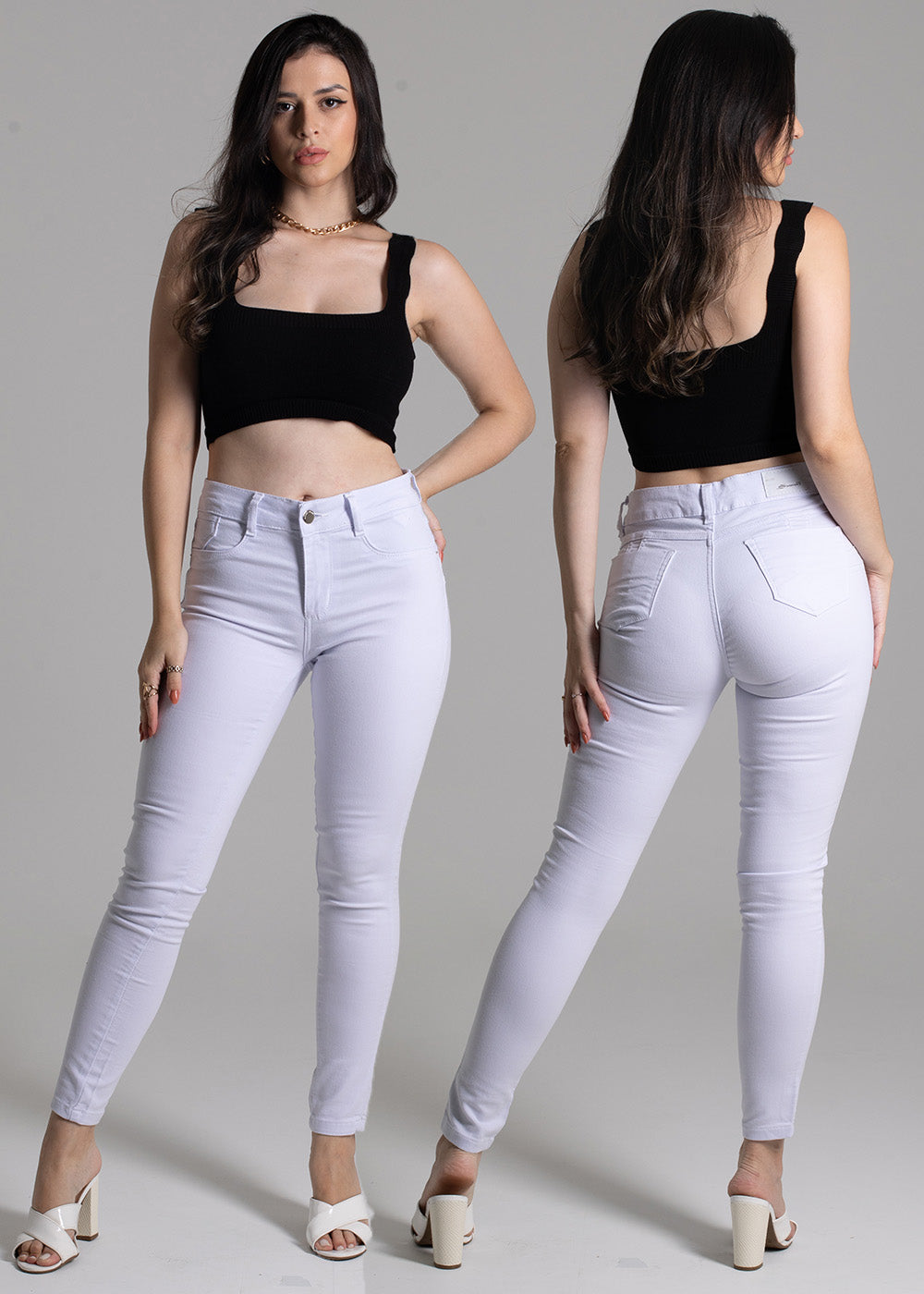 Calça Sarja Sawary Levanta Bumbum - 272560 BRANCO