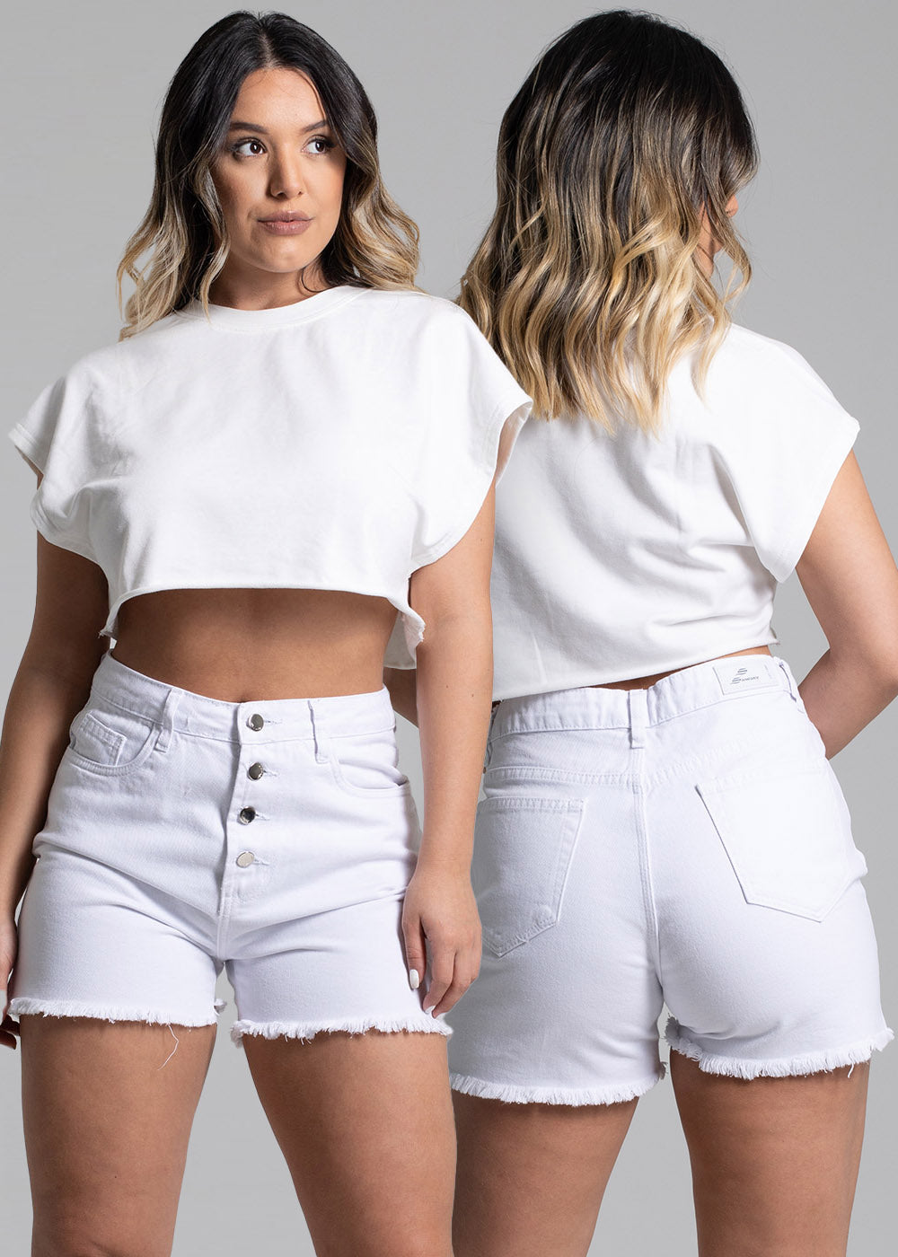 Shorts Sarja Sawary - 272804 BRANCO