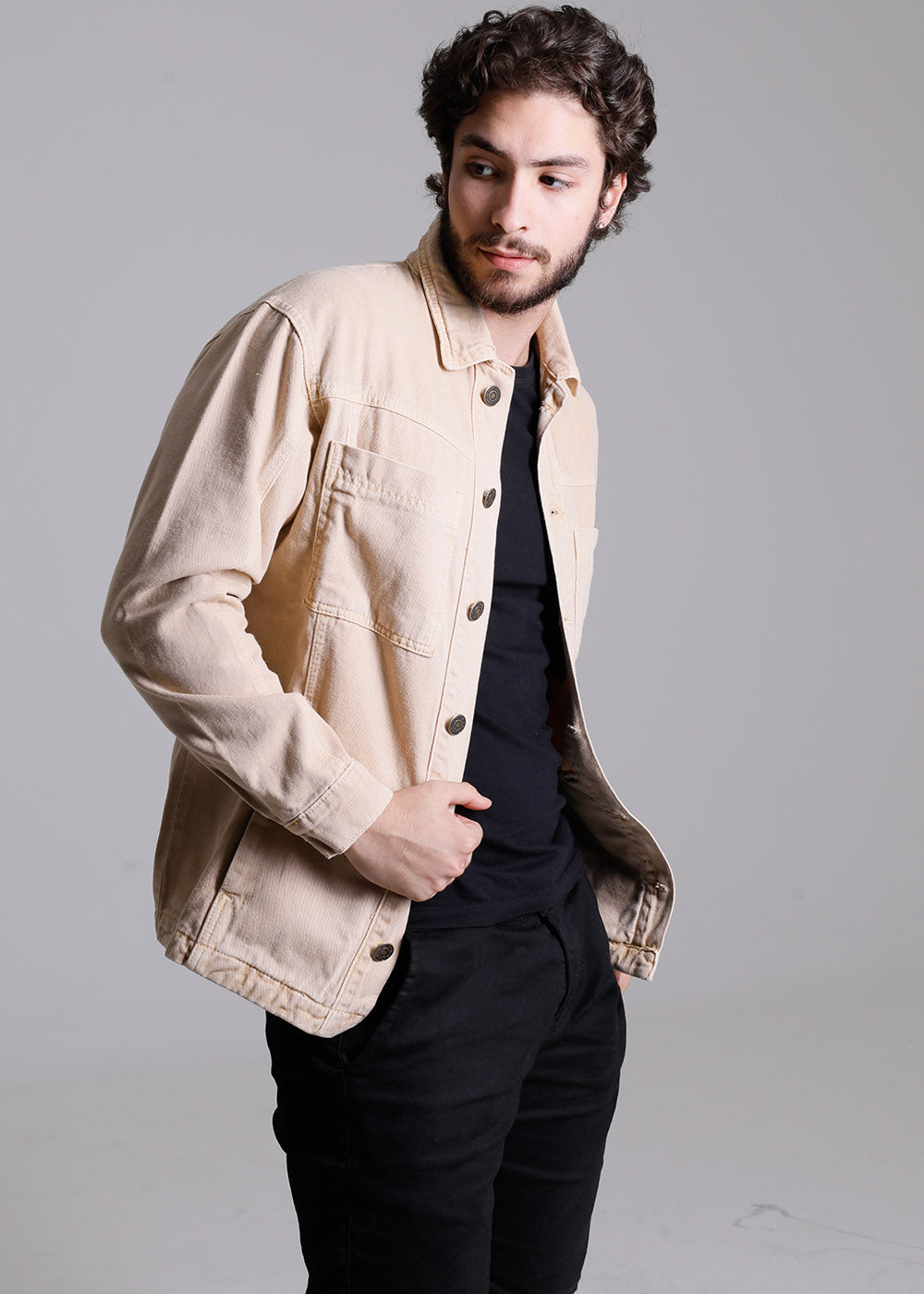 Jaqueta Sarja Sawary - 273781 BEGE