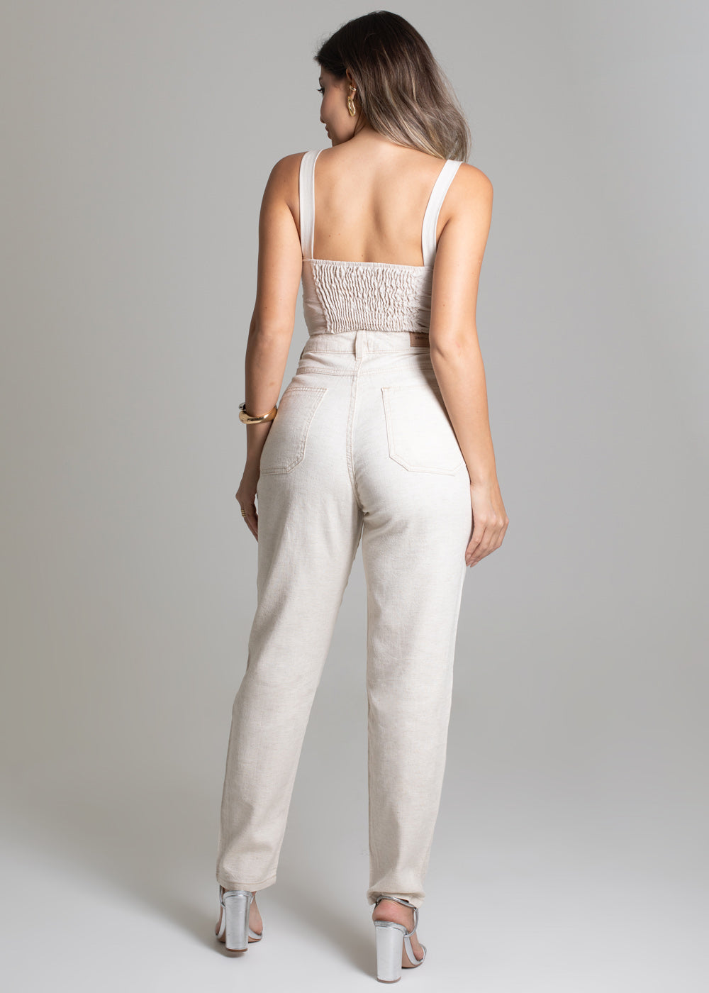 Calça Linho Sawary Mom - 274170 PT