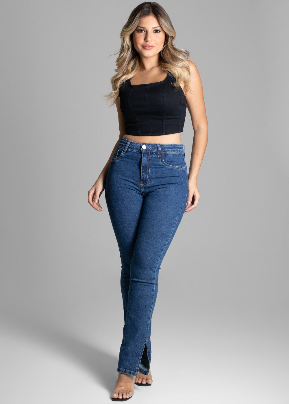 Calça Jeans Sawary Reta - 274950 AZUL