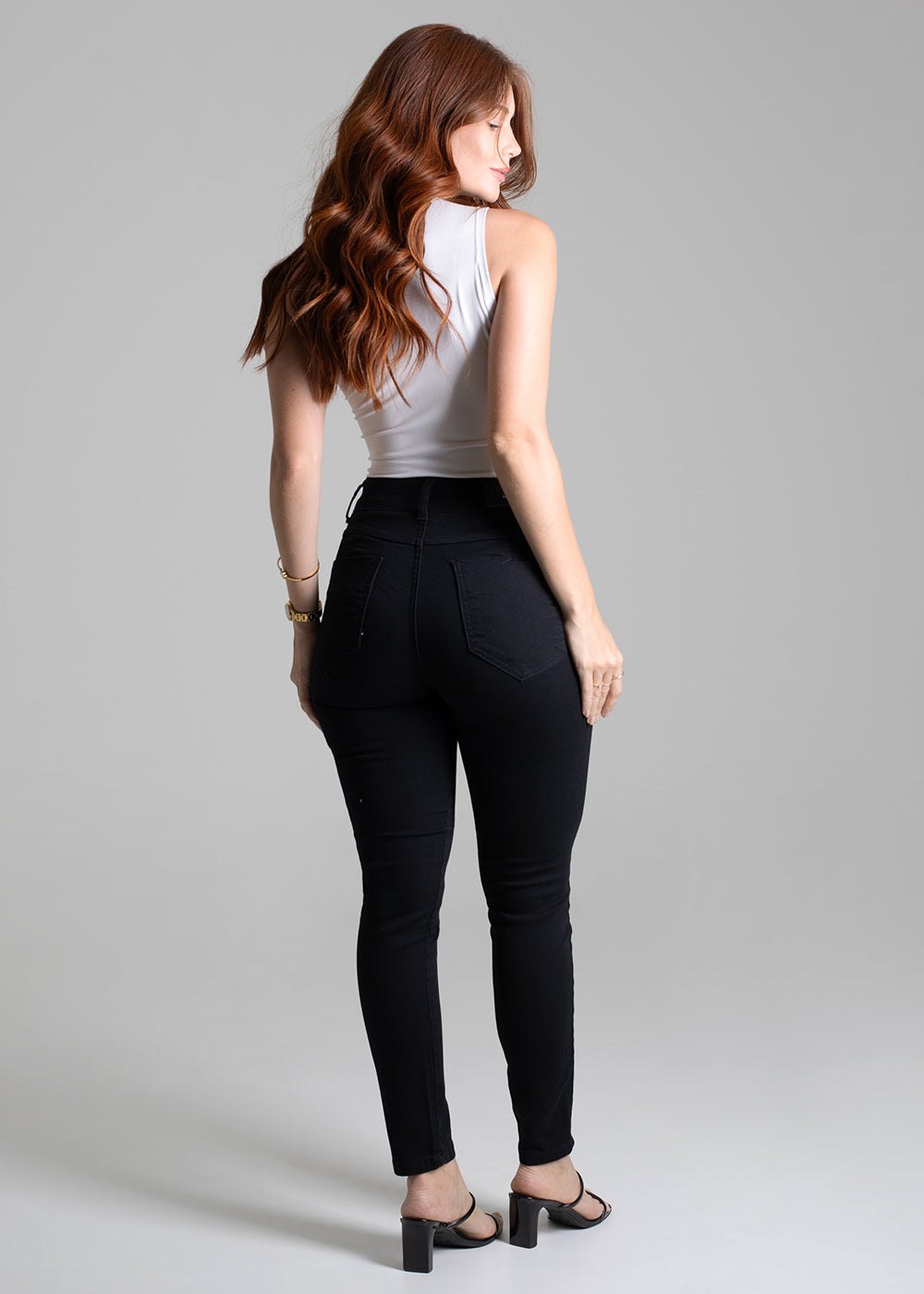 Calça Sarja Sawary Levanta Bumbum - 275004 PRETO