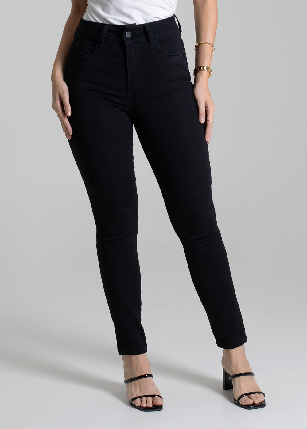 Calça Sarja Sawary Levanta Bumbum - 275004 PRETO
