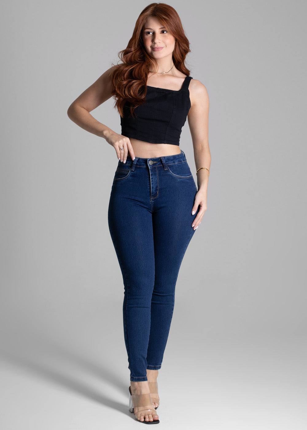 Calça Jeans Sawary Levanta Bumbum - 275176 AZUL