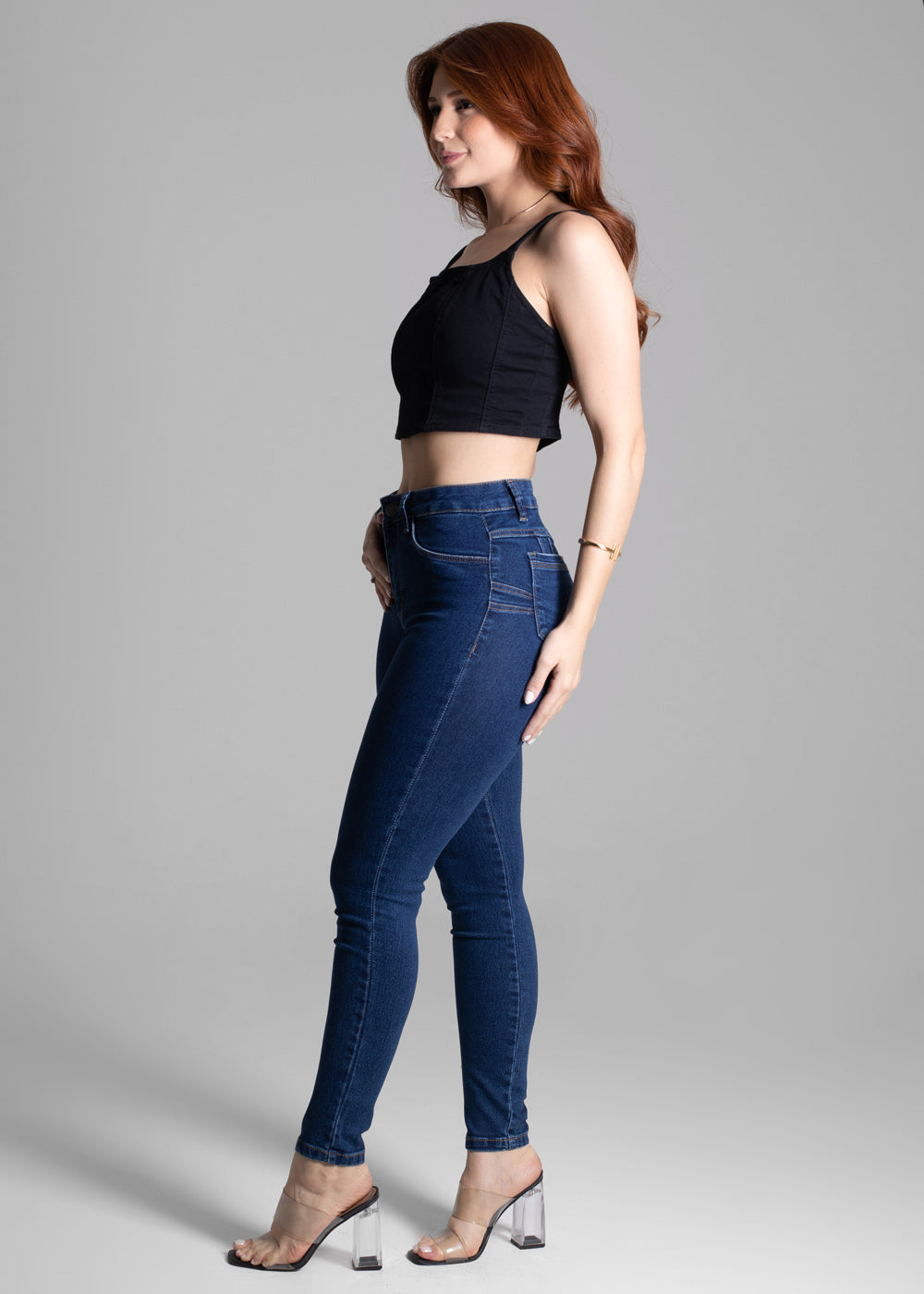 Calça Jeans Sawary Levanta Bumbum - 275176 AZUL