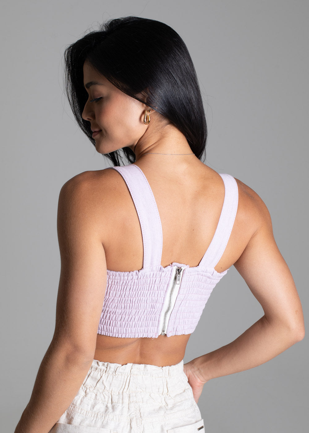 Top Linho Sawary - 276023 LILAS