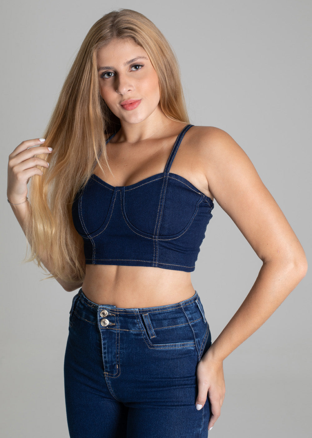 Top Jeans Sawary - 276055 AZUL