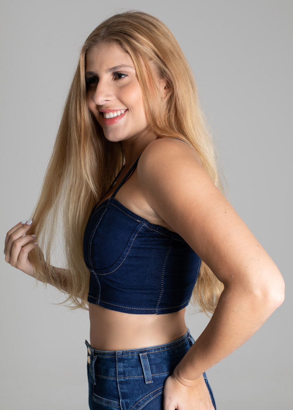 Top Jeans Sawary - 276055 AZUL