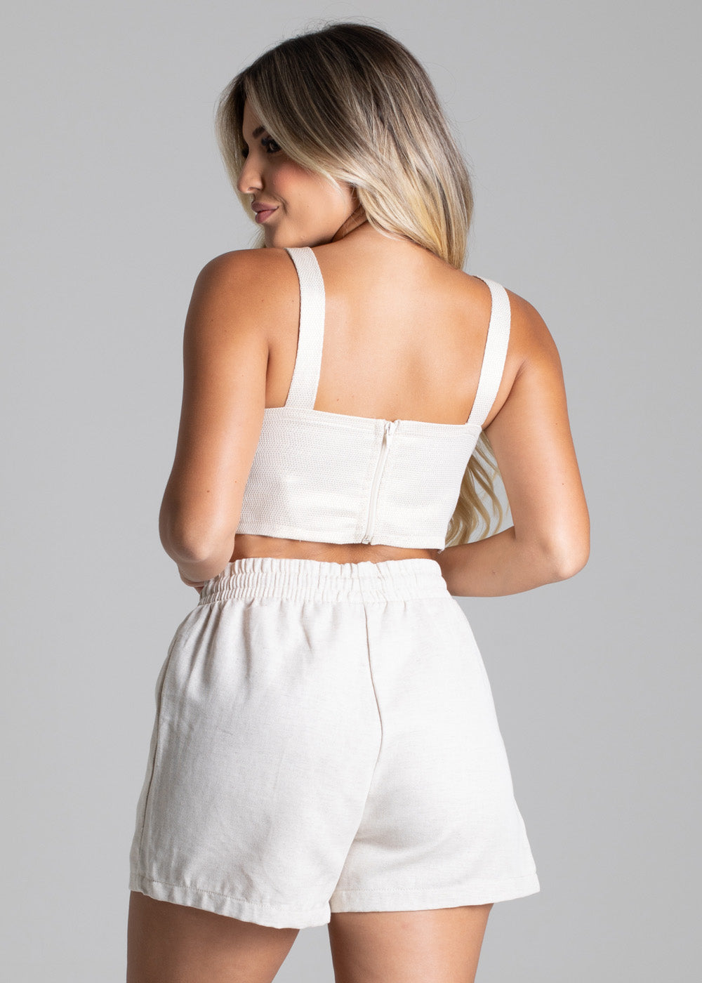 Shorts Linho Sawary - 276102 CRU