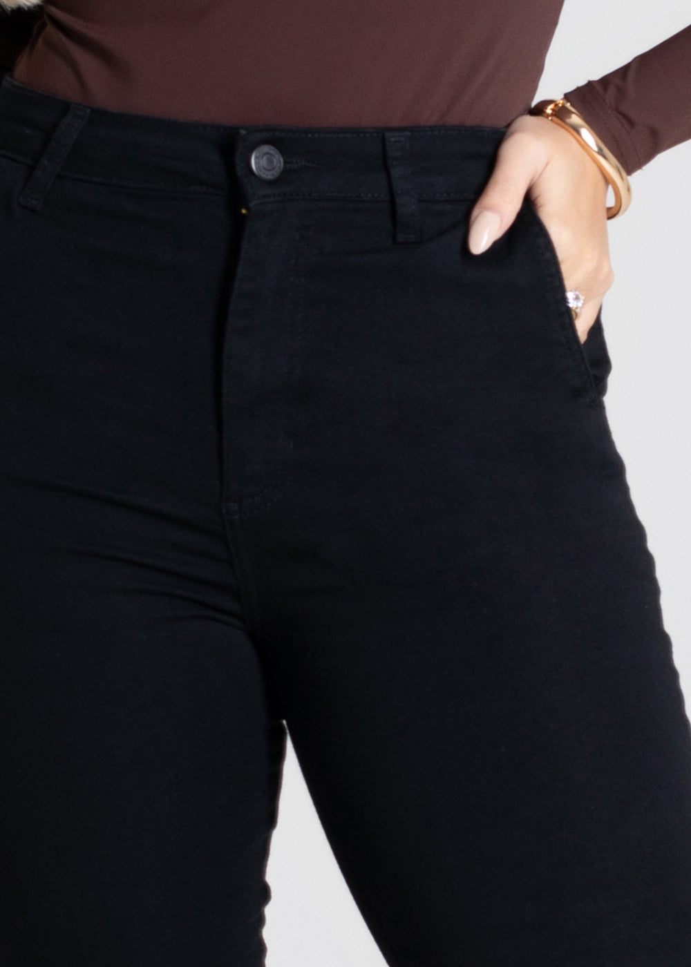 Calça Sarja Sawary Reta - 276312 PRETO