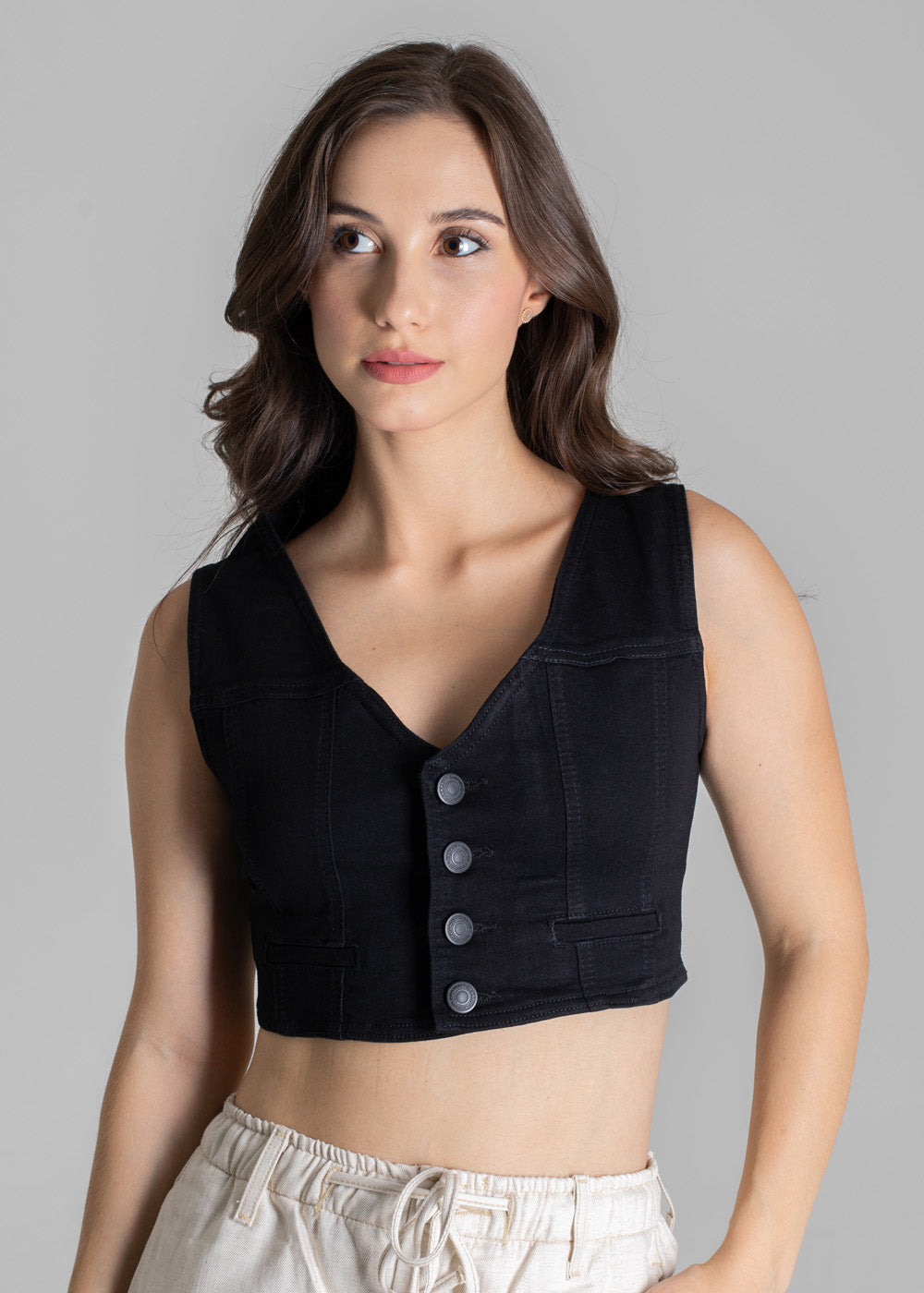 Colete Sarja Sawary - 276319 PRETO