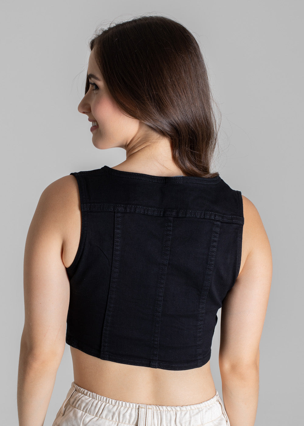 Colete Sarja Sawary - 276319 PRETO