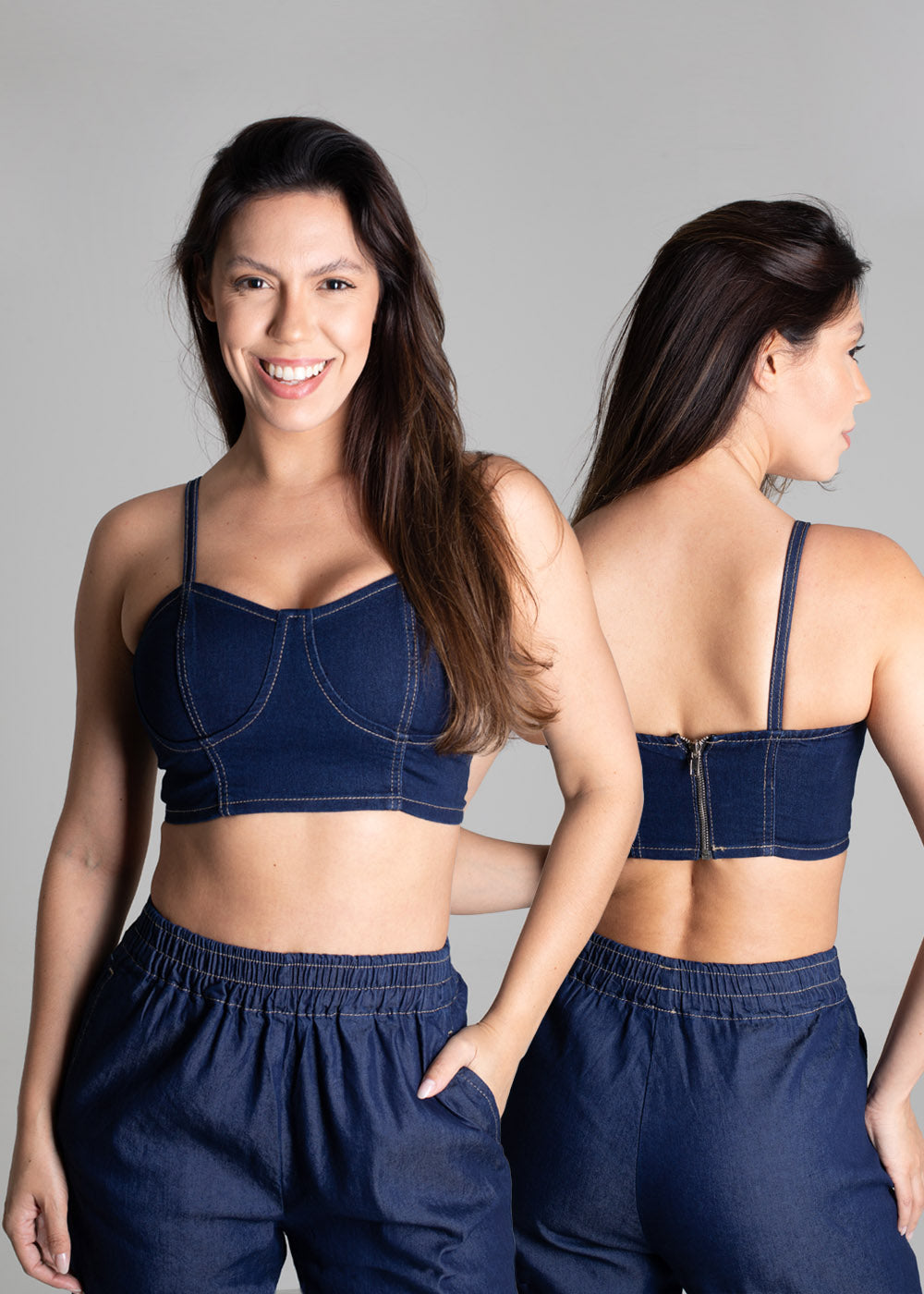 Top Jeans Sawary - 276324 AZUL