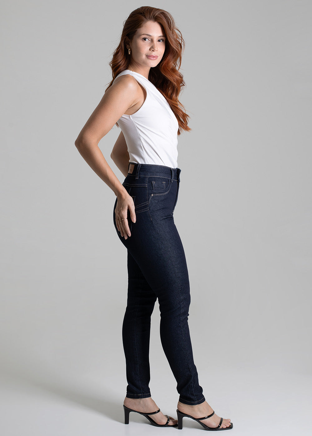 Calça Jeans Sawary Levanta Bumbum - 276495 AZUL