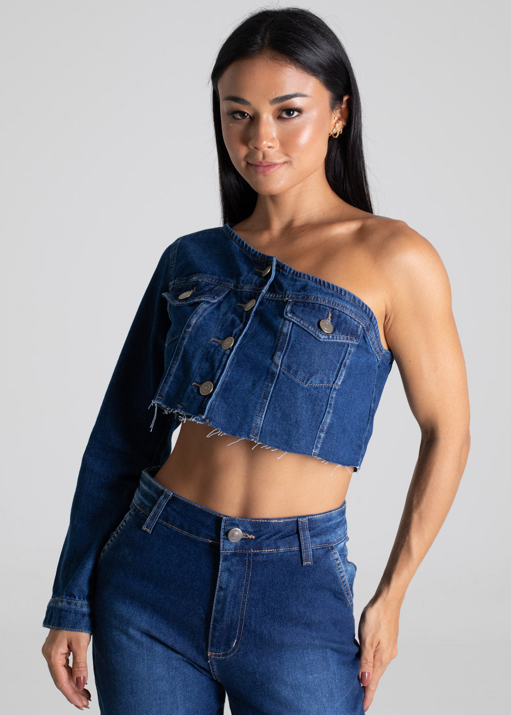 Jaqueta Jeans Sawary - 276513 AZUL