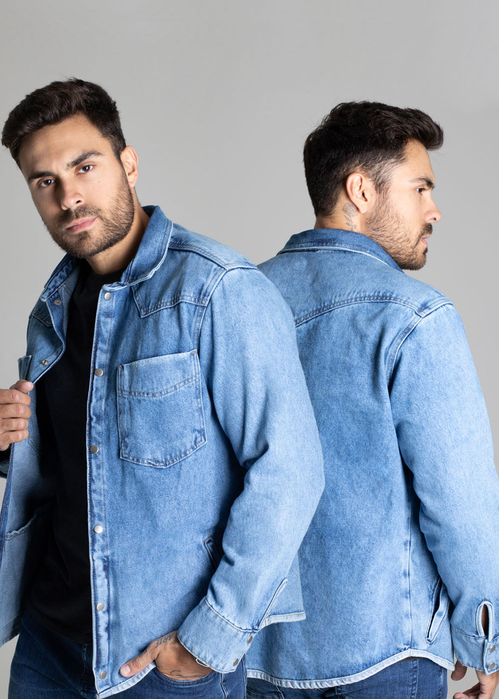 Jaqueta Jeans Sawary - 276650 AZUL