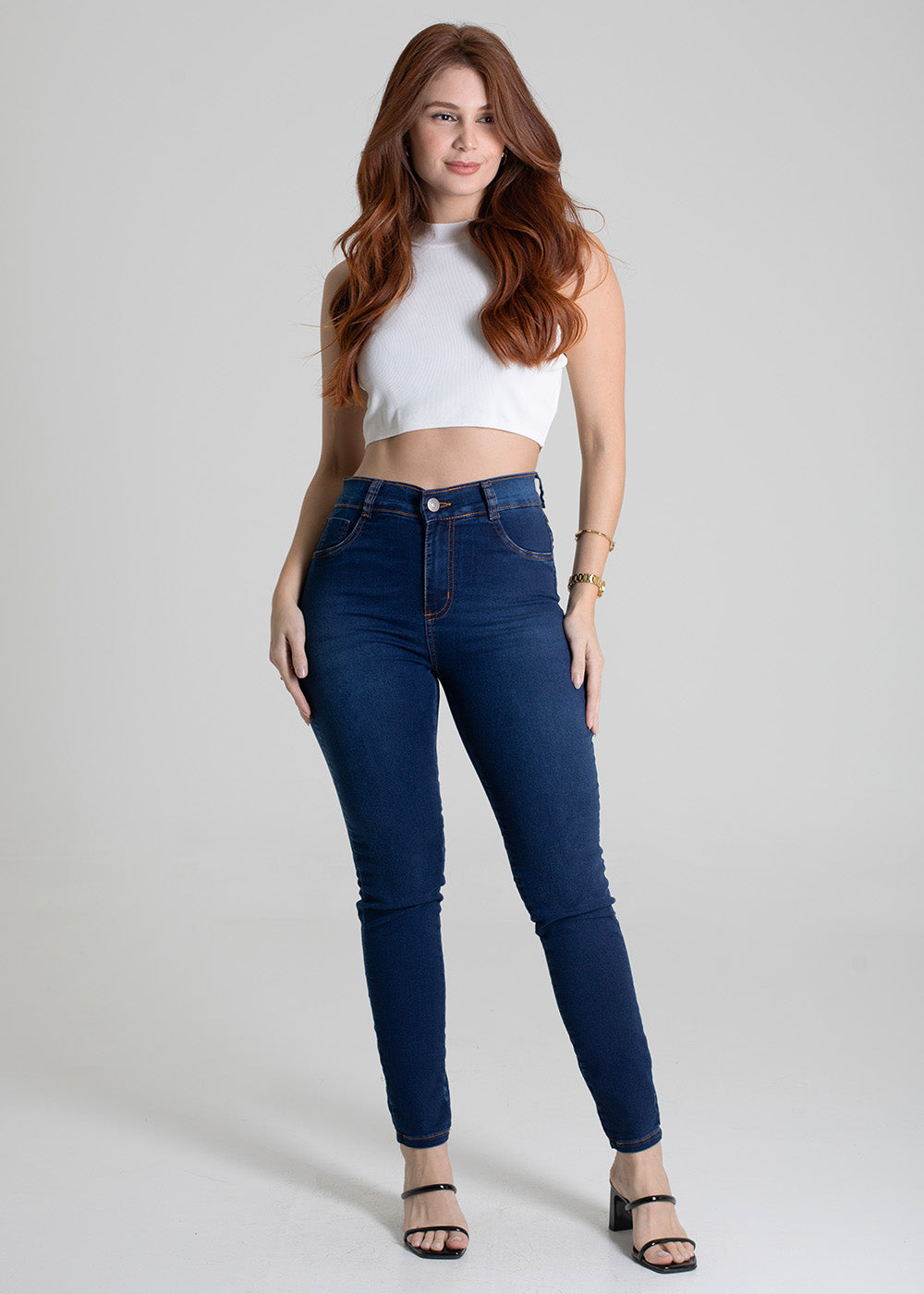 Calça Jeans Sawary Skinny - 276889 AZUL