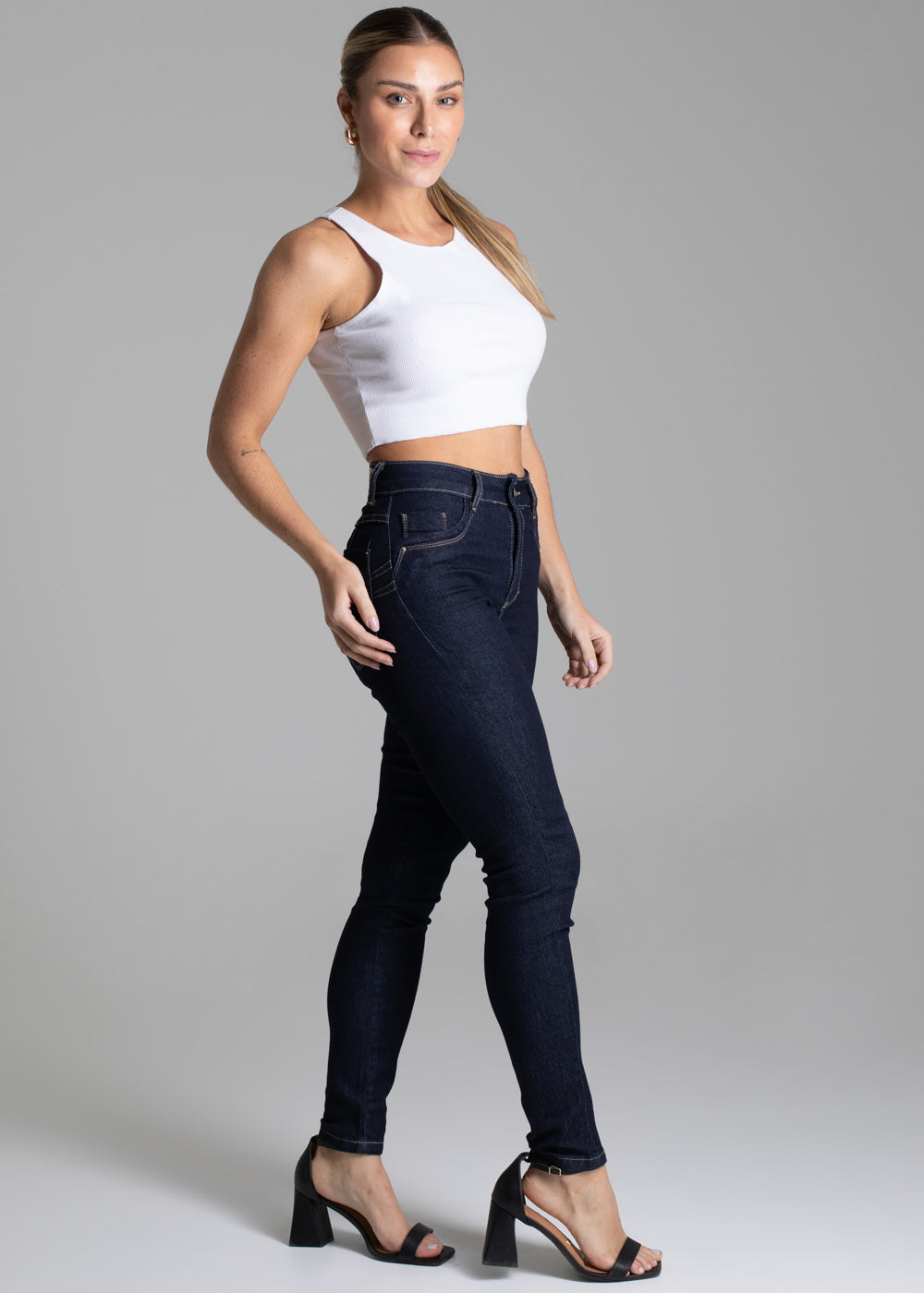 Calça Jeans Sawary Levanta Bumbum - 276892 AZUL