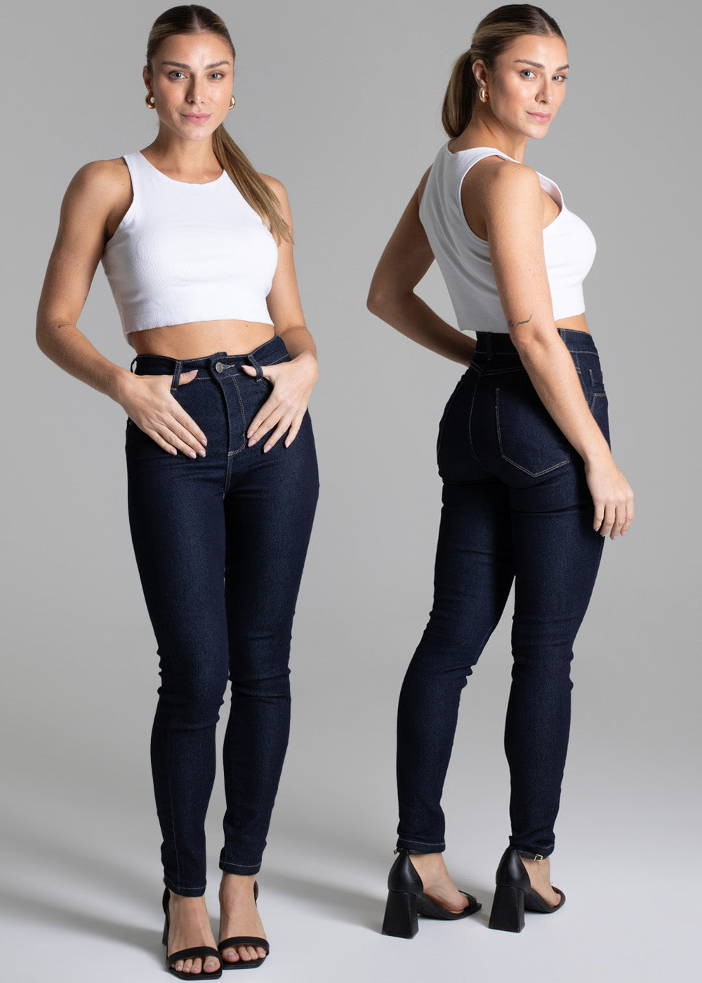 Calça Jeans Sawary Levanta Bumbum - 276892 AZUL