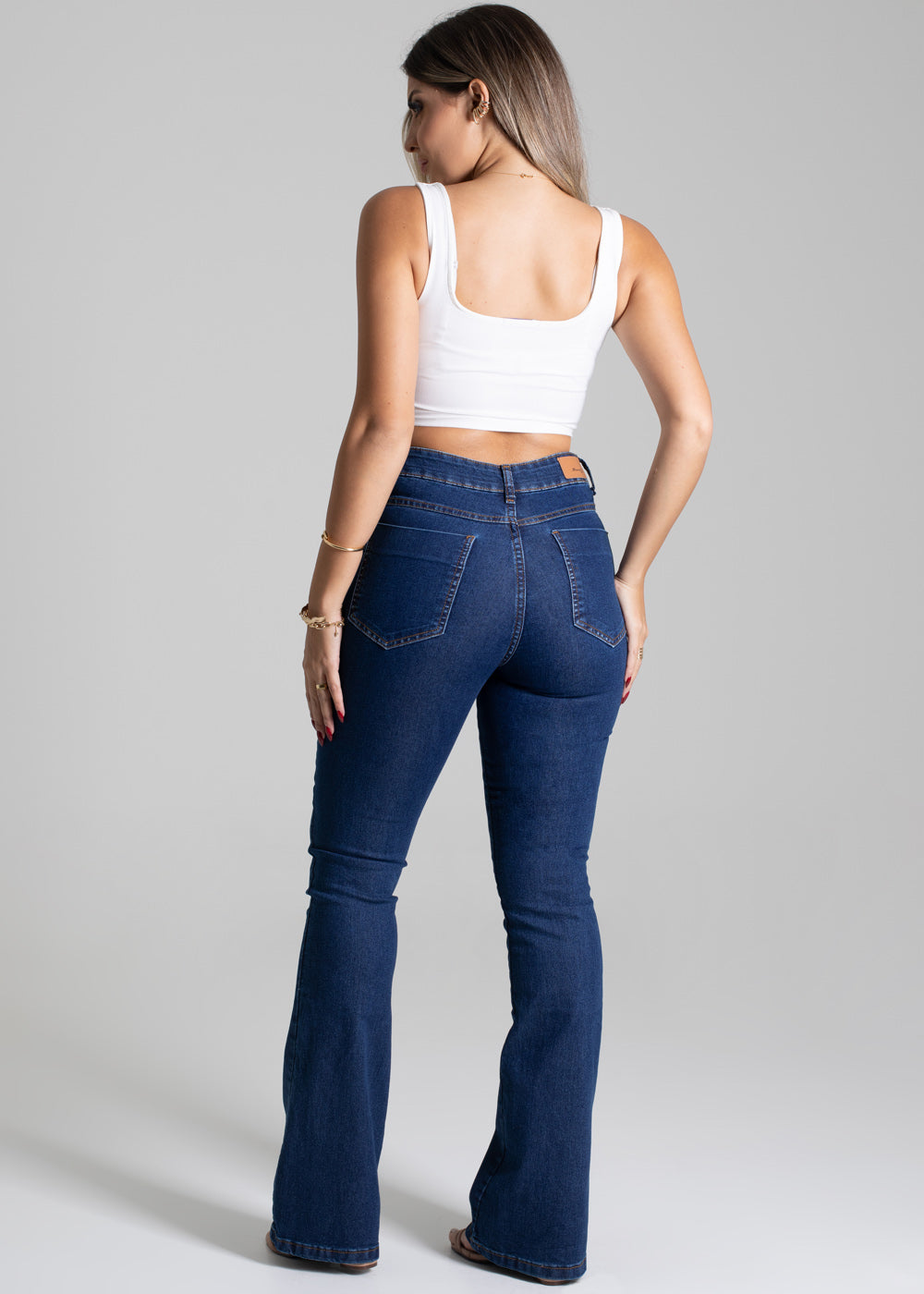 Calça Jeans Sawary Super Lipo Boot Cut - 277018 AZUL