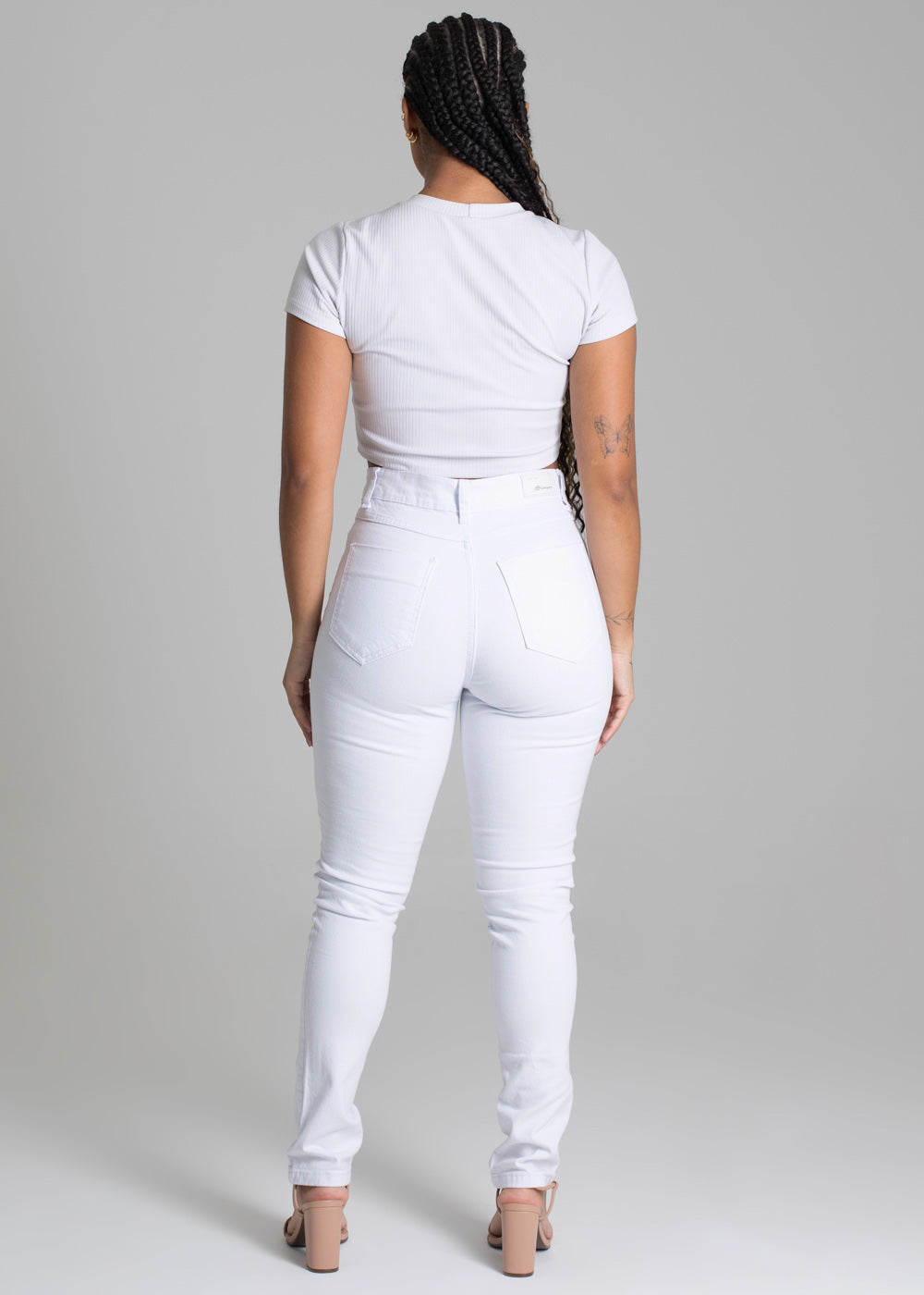 Calça Sarja  Sawary Hot Pants - 277263 BRANCO