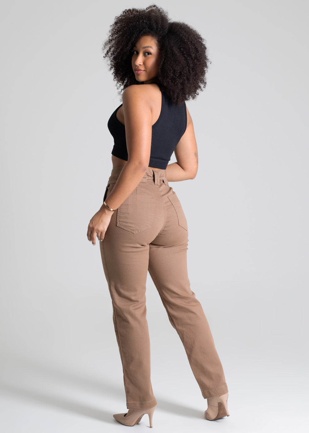 Calça Sarja Sawary Reta - 277705 BEGE