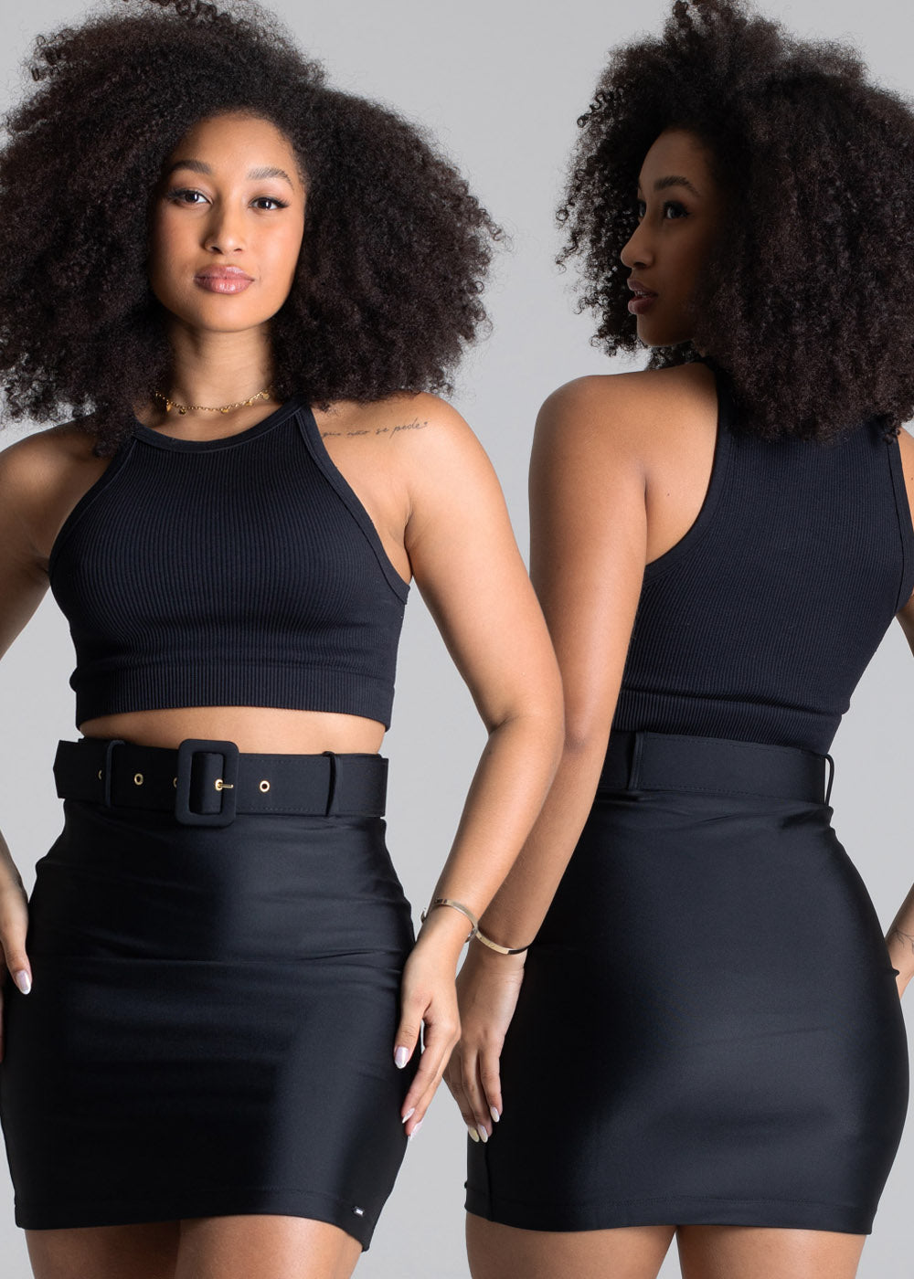 Saia Poliamida Sawary - 277889 PRETO