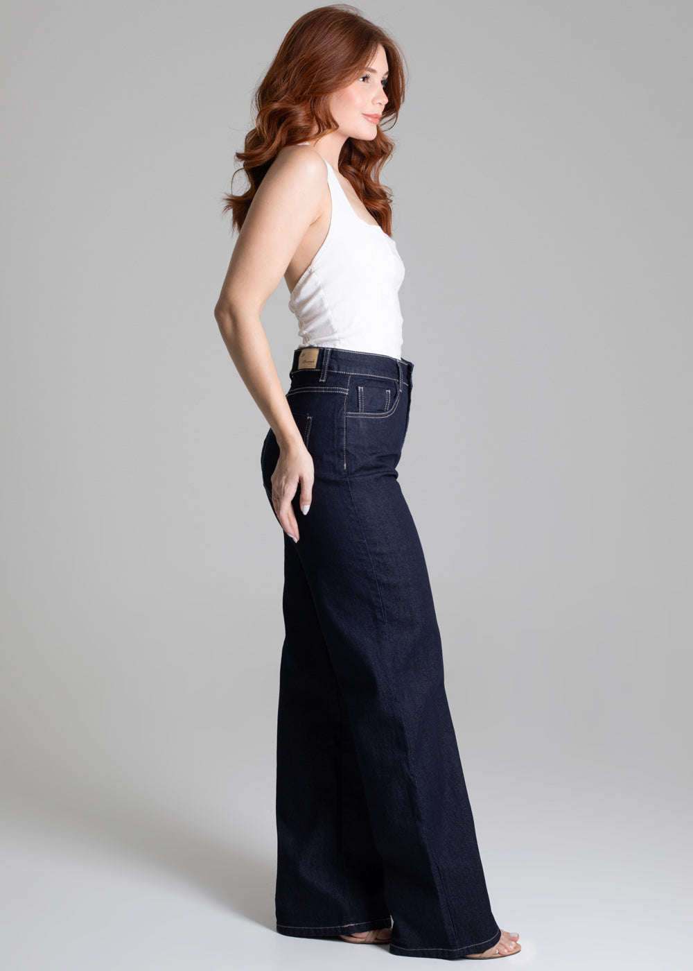 Calça Jeans Sawary Wide Leg - 278023 AZUL