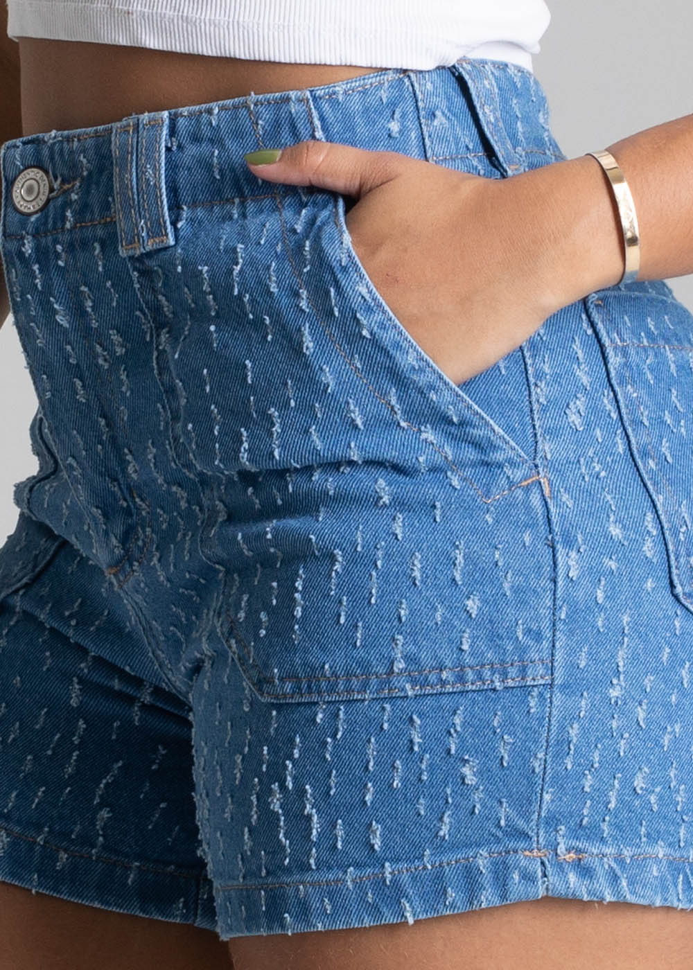 Shorts Jeans Sawary - 278552 AZUL