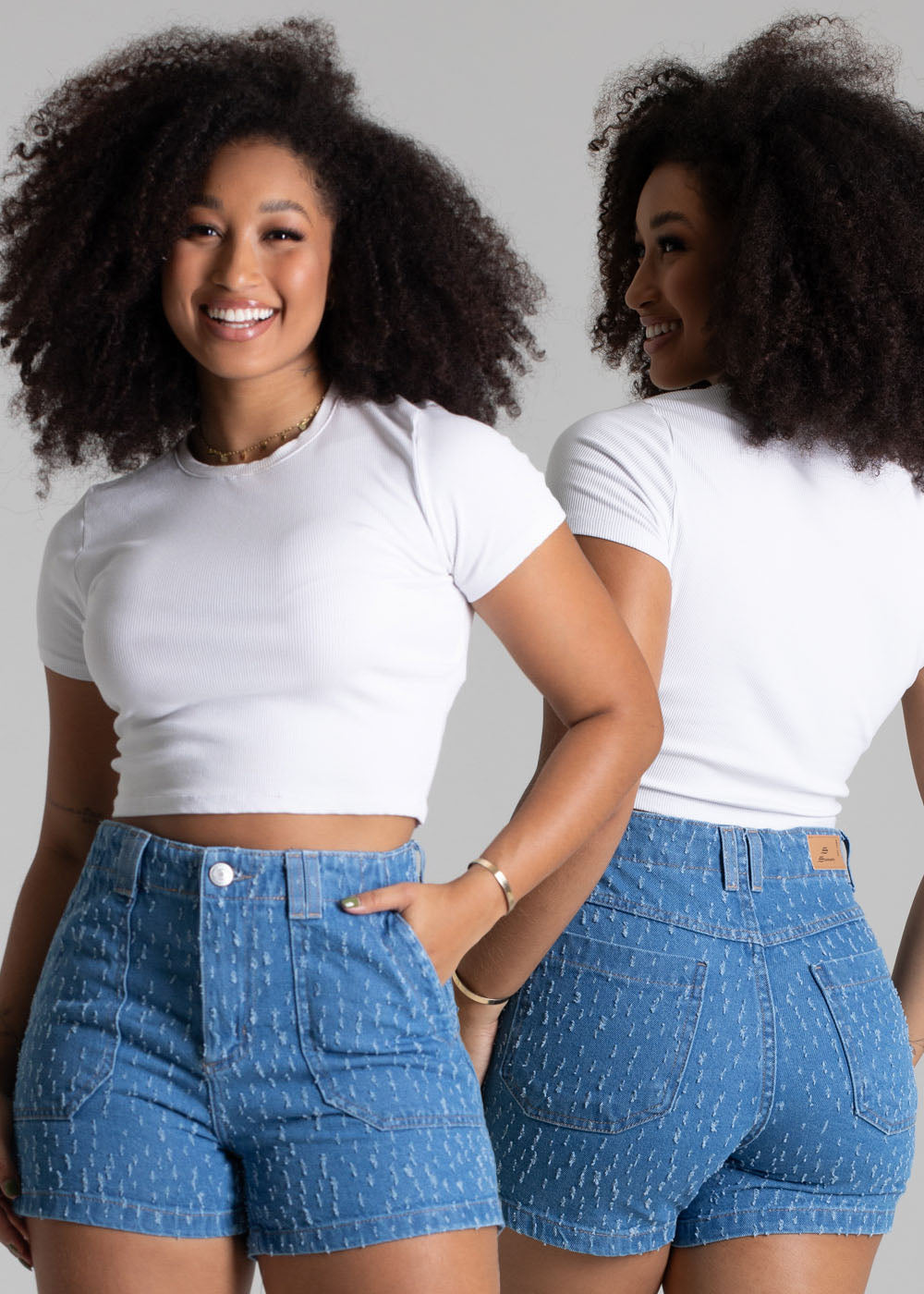 Shorts Jeans Sawary - 278552 AZUL