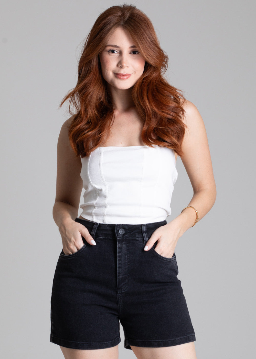 Shorts Jeans Sawary - 278554 PRETO