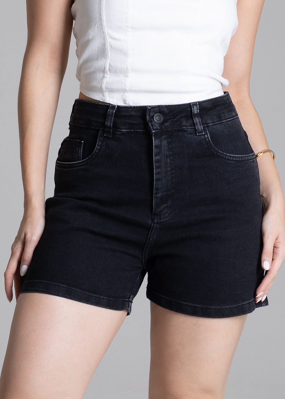 Shorts Jeans Sawary - 278554 PRETO