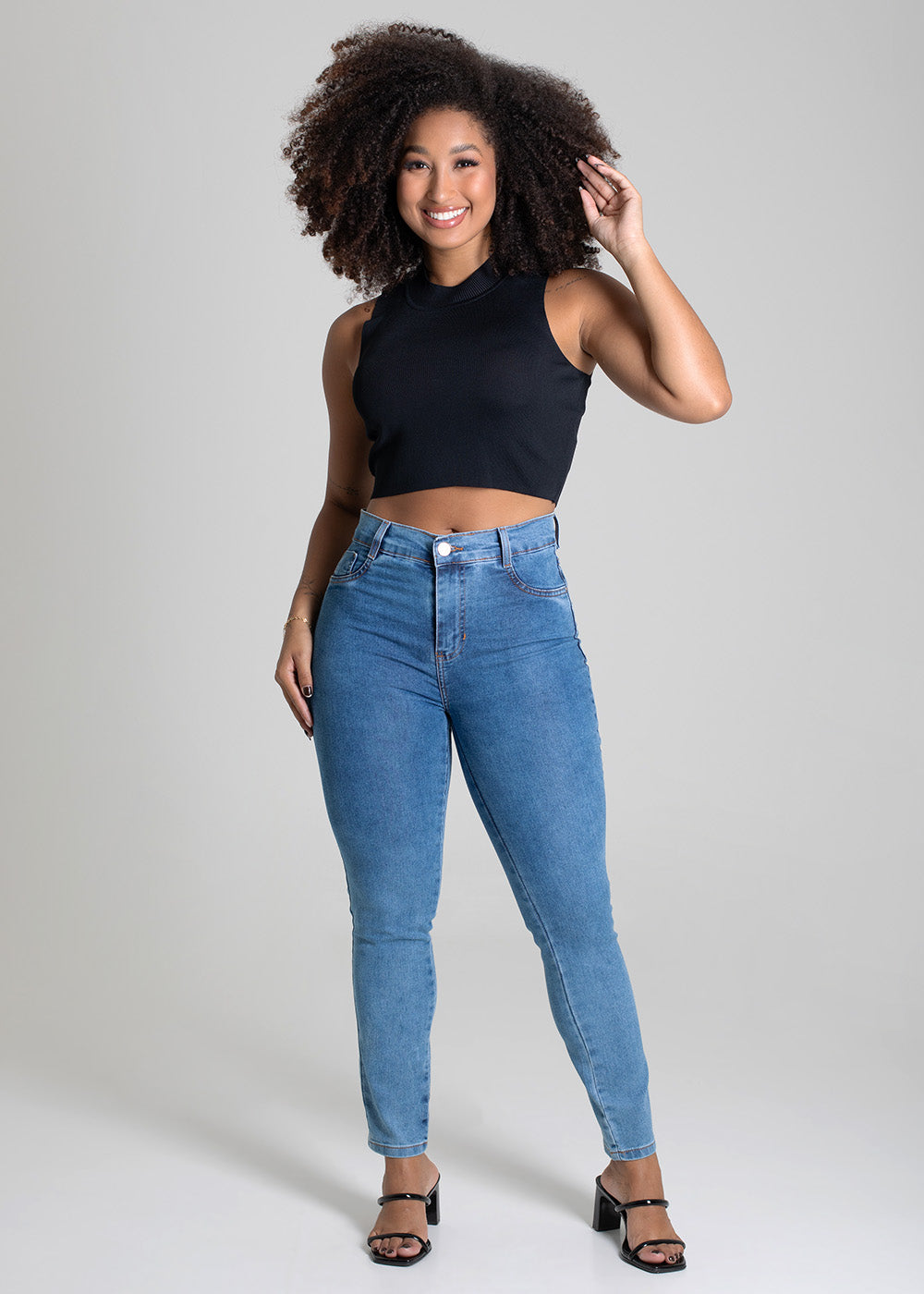 Calça Jeans Sawary Skinny - 278782 AZUL