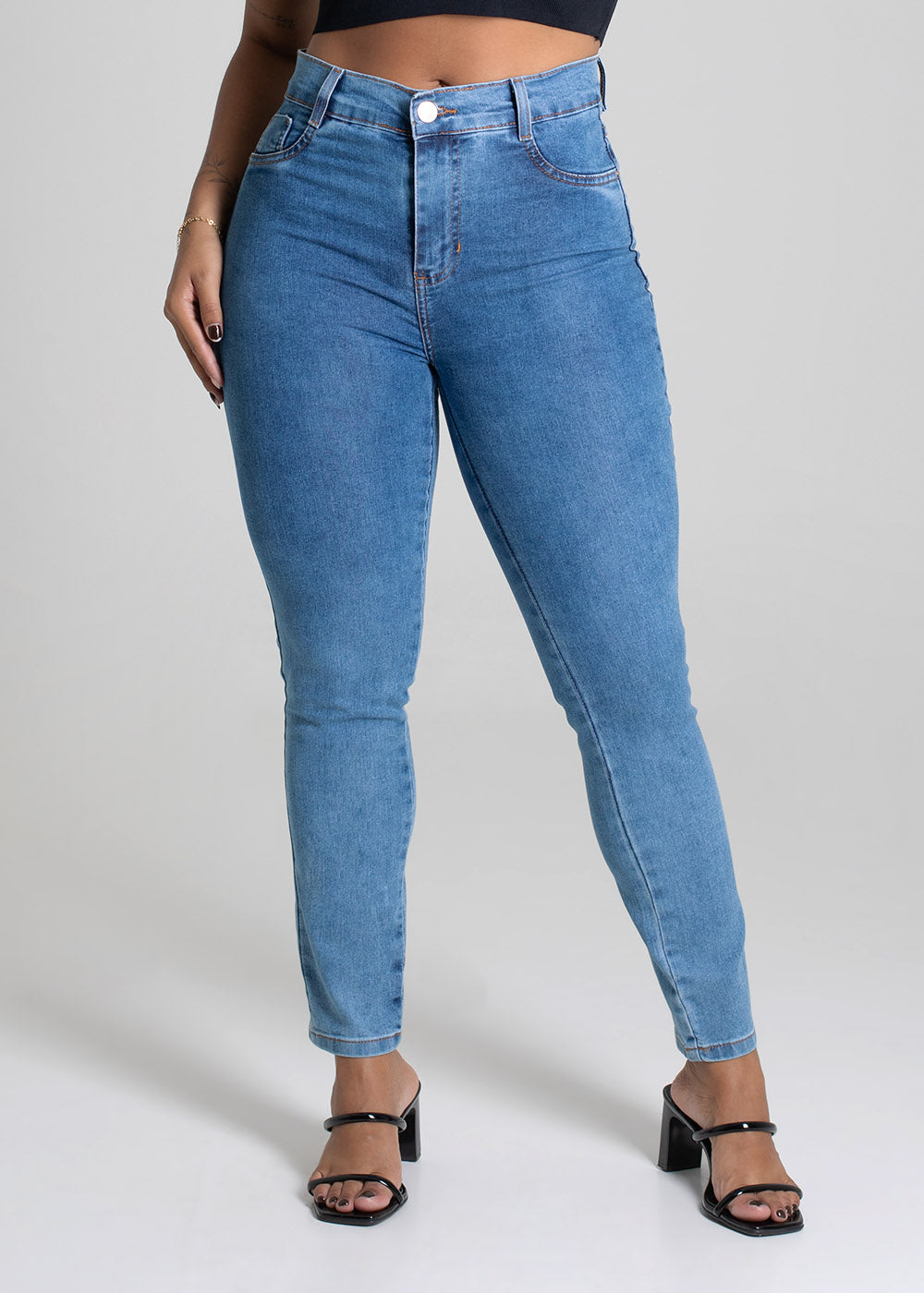 Calça Jeans Sawary Skinny - 278782 AZUL