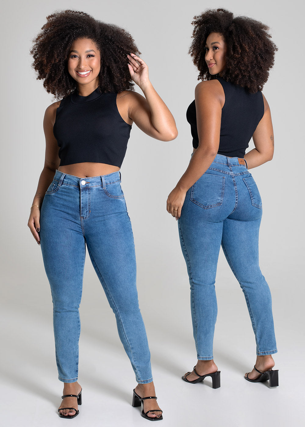 Calça Jeans Sawary Skinny - 278782 AZUL
