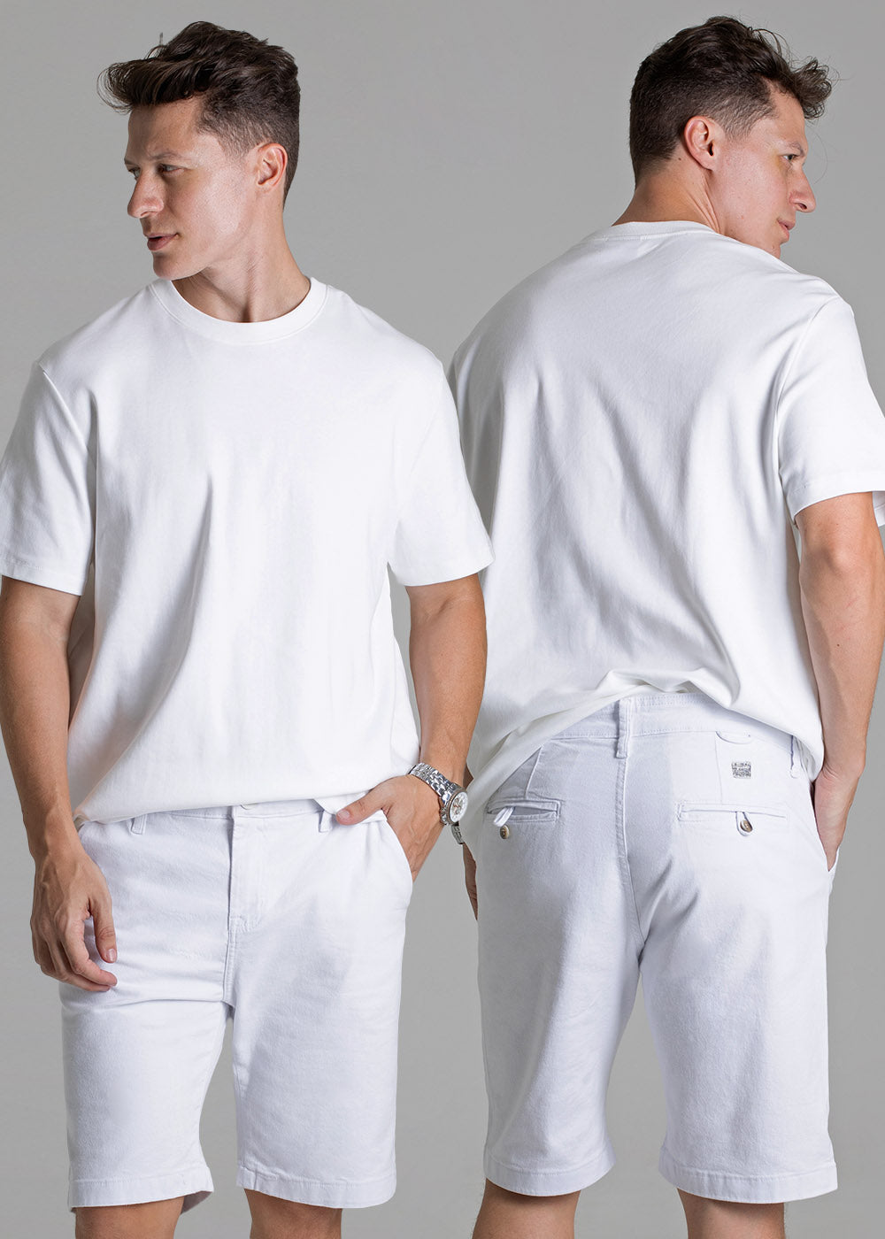 Bermuda Sarja Sawary - 278786 BRANCO