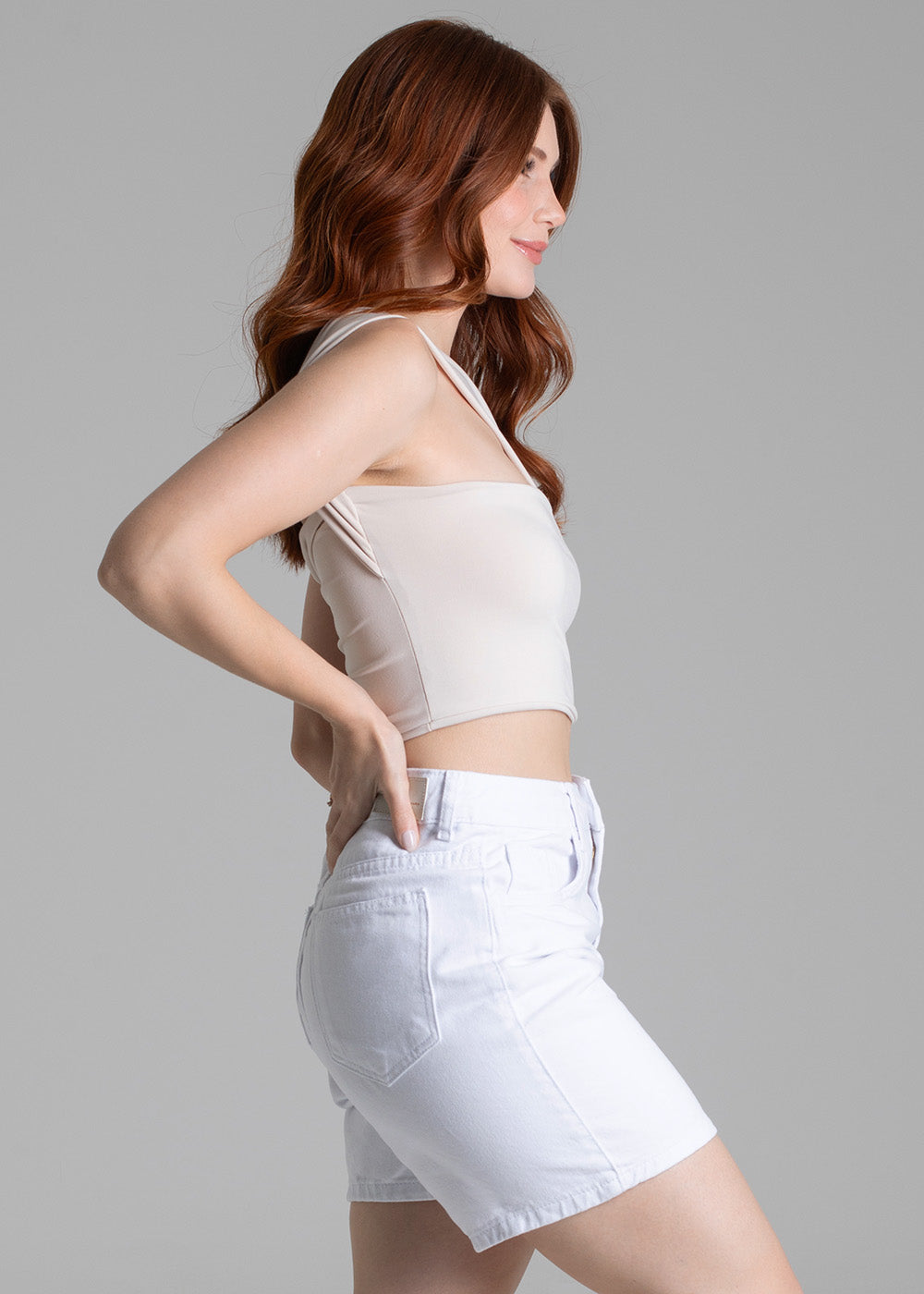 Shorts Sarja Sawary - 278881 BRANCO