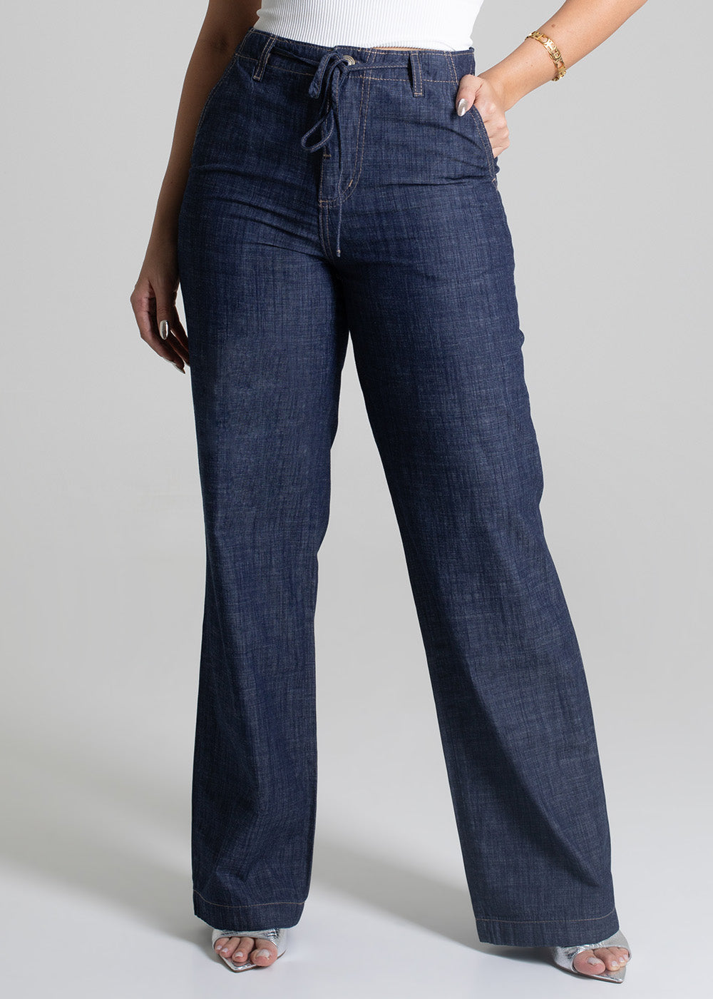 Calca Jeans Sawary Wide Leg - 278933 AZUL