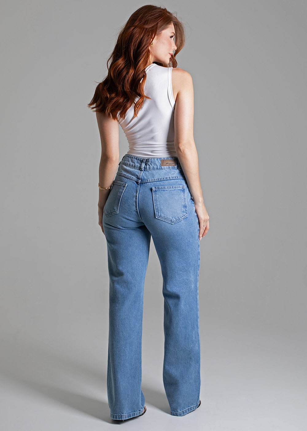 Calça Jeans Sawary Wide Leg - 278947 AZUL