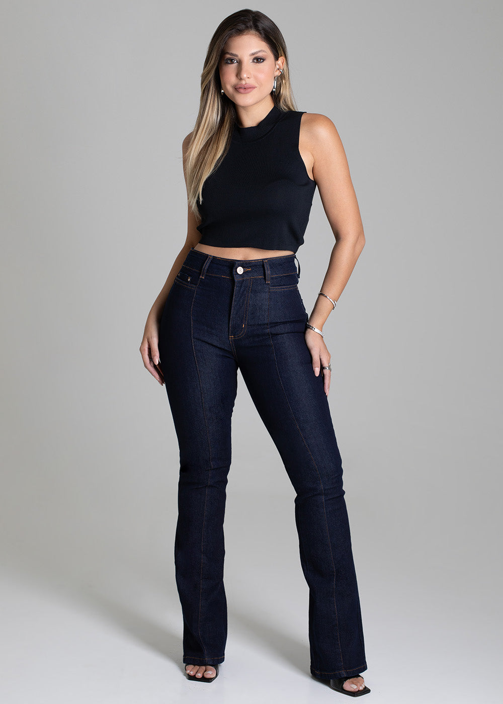 Calça Jeans Sawary Boot Cut - 279068 AZUL